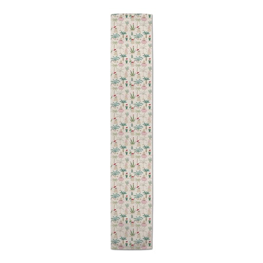 72" Christmas Sand Snowmen Polyester Twill Table Runner